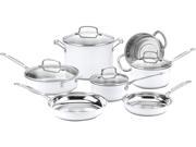 Cuisinart CSMW 11G Chef s Classic Stainless Color Series 11 Piece Set White