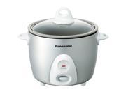 Panasonic SR G06FG Silver 3 Cups Uncooked 6 Cups Cooked Rice Cooker