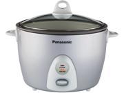 Panasonic SR G18FGL Silver 10 Cup Rice Cooker Steamer with Glass Lid