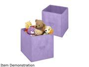 Whitmor 6405 909 2 PRPL 14 Collapsible Cubes Purple