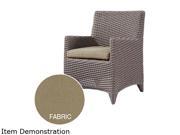 Emerald Home Furnishings REIMS DINING CHAIRS Mira Wicker Dining Chair Sunbrella Box 2