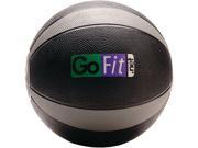 GoFit GF MB12 Medicine Ball Core Performance Training DVD 12 Lbs; Black Gray