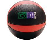 GoFit GF MB8 Medicine Ball Core Performance Training DVD 8 Lbs; Black Red