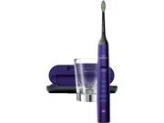 Philips Sonicare HX9372 04 DiamondClean Rechargeable Sonic Toothbrush 5 Modes with Charging Glass and USB Charging Travel Case â€“ Amethyst Color