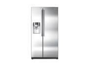 26 cu. ft. Side by Side Refrigerator with 4 Spill Proof Glass Shelves, Twin Cooling, LED Tower Lighting, Wine Rack, Cool Select Zone, In-door Ice Maker and Exte