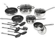 Cookpro 534 18pc Cookware Set Stainless Steel Nonstick Coated
