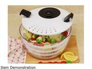 Cookpro 605 Plastic Salad Spinner w Locking Straining Lid