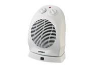 Optimus H 1382 Portable Oscillating Fan Heater with Thermostat