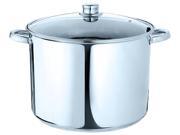 Ecolution ESTL 4512 Pure Intentions Stainless Steel 12 Qt. Stock Pot with Lid