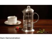 Ovente FSH20S Stainless steel 20oz Horizontal French Press Coffee Maker