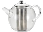 BONJOUR 53840 Glass 34 ounce Round Teapot
