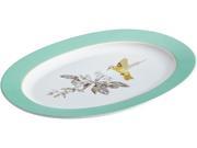 BONJOUR 55589 Dinnerware Fruitful Nectar Porcelain 10 Inch by 14 Inch Oval Platter