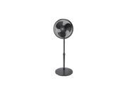 LASKO 2527 16 Black Adjustable Pedestal Fan