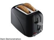 Proctor Silex 22210 Black 2 Slice Cool Touch Toaster