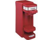 Proctor Silex 49977 Red Single Serve Coffee Maker red