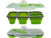 Smart Planet PP1LPB 4 Compartment Collapsible Meal Kit
