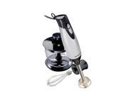 Hamilton Beach 59765 Silver 2 Speed Hand Blender with whisk and chopping bowl