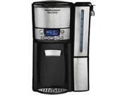 Hamilton Beach 47900 Black Brew Station 12 Cup Dispensing Programmable Coffeemaker with Removable Water Reservoir