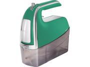 Hamilton Beach 62623 6 Speed Hand Mixer with Pulse Snap On Case and Attachments Green