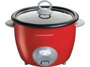 Hamilton Beach 37528 Red 20 Cups Rice Cooker Steamer Red