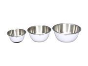 OXO 1107600 Good Grips 3-Piece Stainless-Steel Mixing Bowl Set