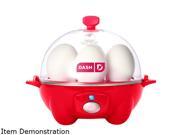 Storebound DEC005RD Red Rapid 6 Egg Cooker Perfect for Hard Medium Soft or Poached Eggs