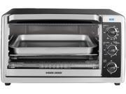 Black Decker TO1675B 6 Slice Toaster Oven SS
