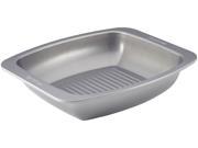 Circulon 56578 Nonstick Bakeware 6.5 Inch by 14 Inch Roaster with Self Rack Gray