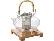 BONJOUR 53408 42 oz. Zen Glass Teapot