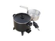 PRESTO 06006 Black Kitchen Kettle Multi Cooker Steamer
