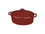 Cuisinart CI755 30CR Oval Covered Casserole Cardinal Red