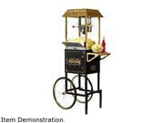 NOSTALGIA ELECTRICS CCP1000BLK Old Fashioned Movie Time Popcorn Cart