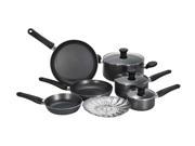 T fal Initiatives Nonstick Inside and Out 10 Piece Cookware Set