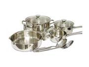 WearEver A834S984 Cook Strain Stainless Steel 10 Piece Cookware Set