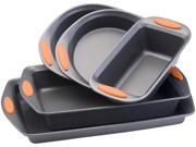 Rachael Ray 55673 Oven Lovin Non Stick 5 Piece Bakeware Set Orange