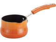 Rachael Ray 14480 Porcelain II Aluminum Nonstick 0.75 Quart Butter Warmer Orange Gradient