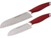 Rachael Ray 2 pc. Cucina Santoku Knife Set with Sheaths