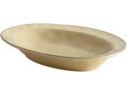 Rachael Ray 12 in. Oval Cucina Serving Bowl Almond