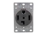 Petra GE41913 278 Single Flush Dryer Receptacle 4 wire