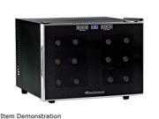 Wine Enthusiast 272 03 12 02 Silent Touchscreen Wine Refrigerator Black