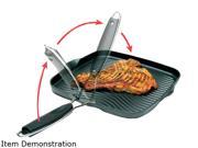 Starfrit 30036 006 SPEC 10 x 10 Grill Pan with Foldable Handle