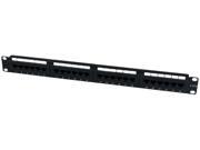 Startech C6PANEL24 24 Port 1U Rackmount Cat 6 110 Patch Panel Startech C6PANEL24 24 Port 1U Rackmount Cat 6 110 Patch Panel