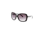 Kenneth Cole Women's Sunglasses (Black Frame/Dark Purple Lens)