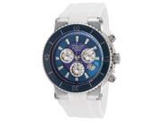 UPC 818958014693 product image for Mulco Blue Marine Chronograph Blue Dial White Silicone | upcitemdb.com