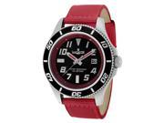 UPC 722630176695 product image for Lancaster Italy Ola0628t-Nr-Rs-Rs Men's Black Dial Red Grosgrain Watch | upcitemdb.com