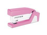 PaperPro 1588 Pink Ribbon Compact Stapler 15 Sheet Capacity Pink White