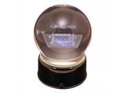 Sports Collectors Guild NewYankeeLES New Yankee Stadium Home of the New York Yankees etched in a musical turning crystal ball