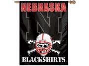 Caseys Distributing 3208572296 Nebraska Huskers 27 In. X 37 In. Banner- Blackshirts