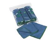 Kimberly Clark 83620 WYPALL Cloths with Microban Microfiber 15 3 4 x 15 3 4 Blue 6 pk