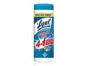 Reckitt 81146 WTR Lysol 4 In 1 Disinfecting Wipes Waterfall Scent 35 Count Case of 12